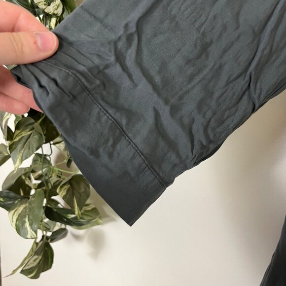 Torrid Mini Challis Lace Up Long Sleeve Shirt Dress Grey Women’s Size 0 / L - Picture 7 of 11